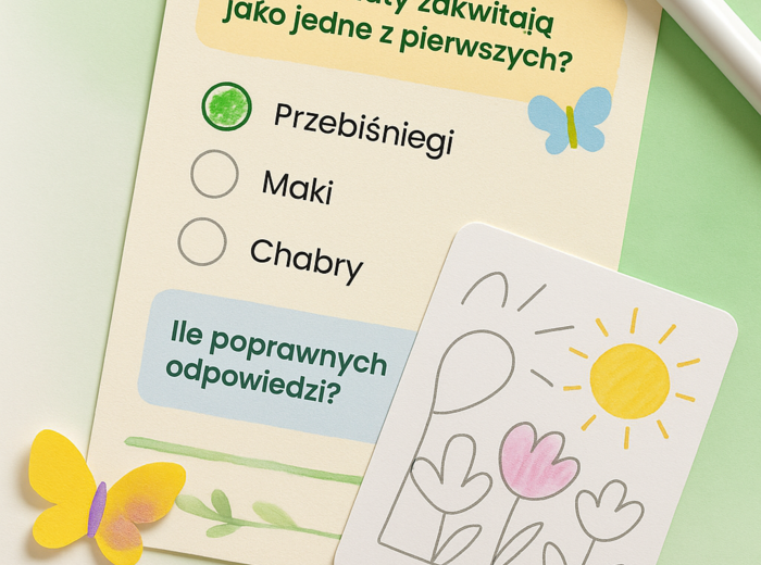 Karta pracy „Oznaki wiosny”