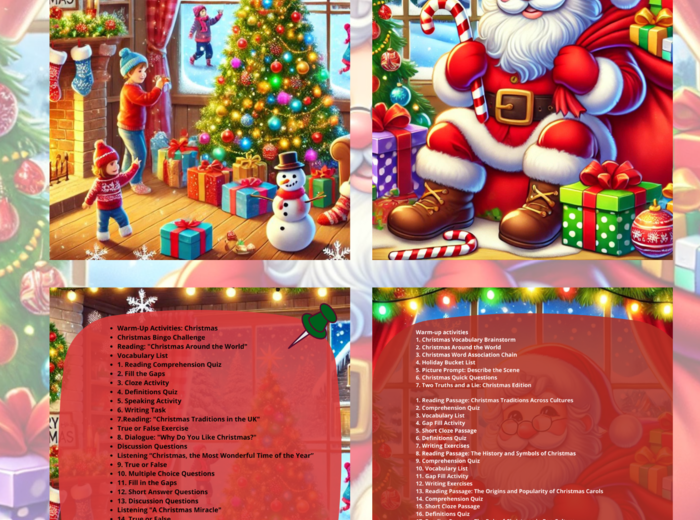 ZESTAW: Christmas A2-B1, B1-B2.