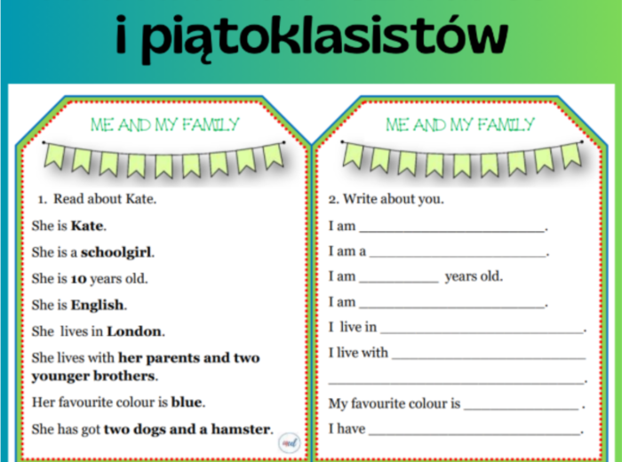 WRITING dla czwarto- i piątoklasistów