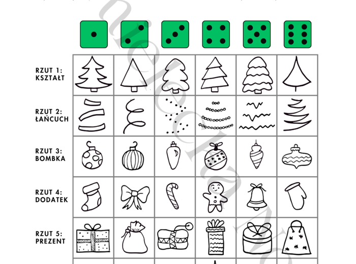 Wyturlaj choinkę - kreatywna gra bożonarodzeniowa dla dzieci i rodziny