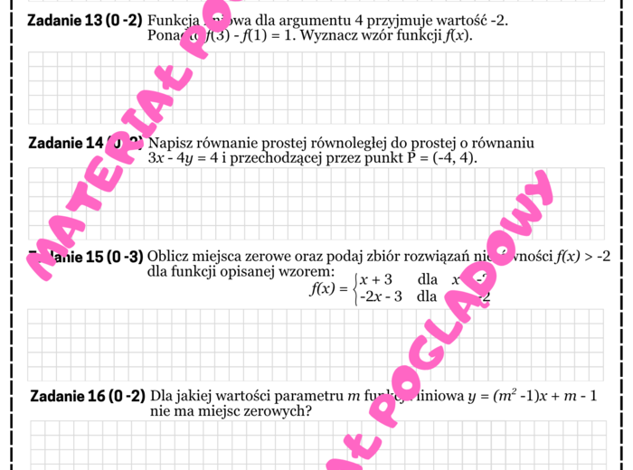 PAKIET - Mini Matura. Matematyka cz. 1