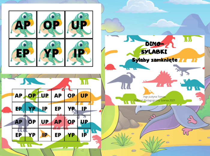 DINO-SYLABY ZESTAW
