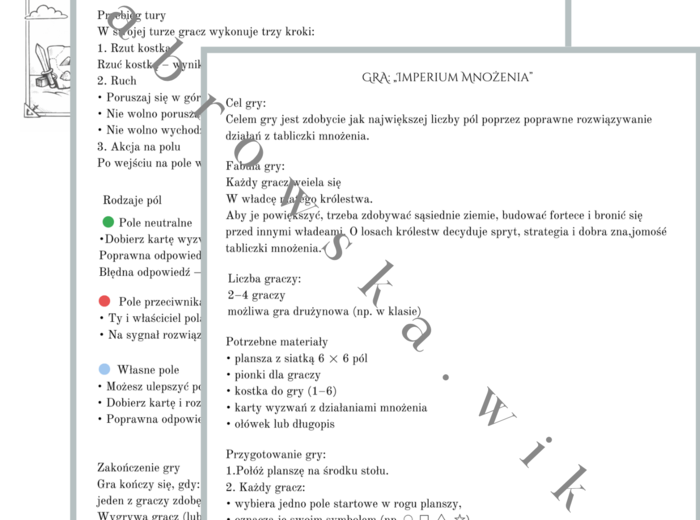 Gra "Imperium Mnożenia"