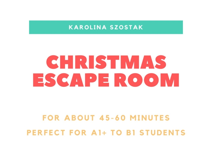 Christmas Escape Room A1+ B1