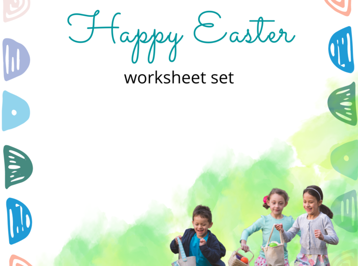Happy Easter Worksheet Set