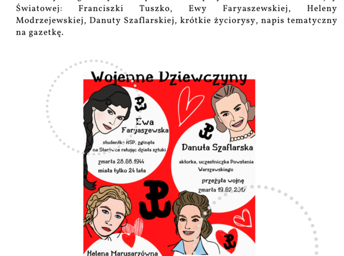 Scenariusz zajęć rewalidacyjnych - angażujących ucznia w życie szkoły,