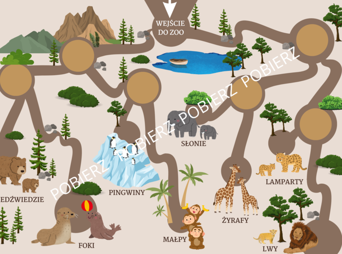 GRA ZOO - liczby parzyste i nieparzyste