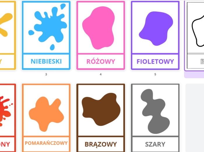 Plansze z kolorami
