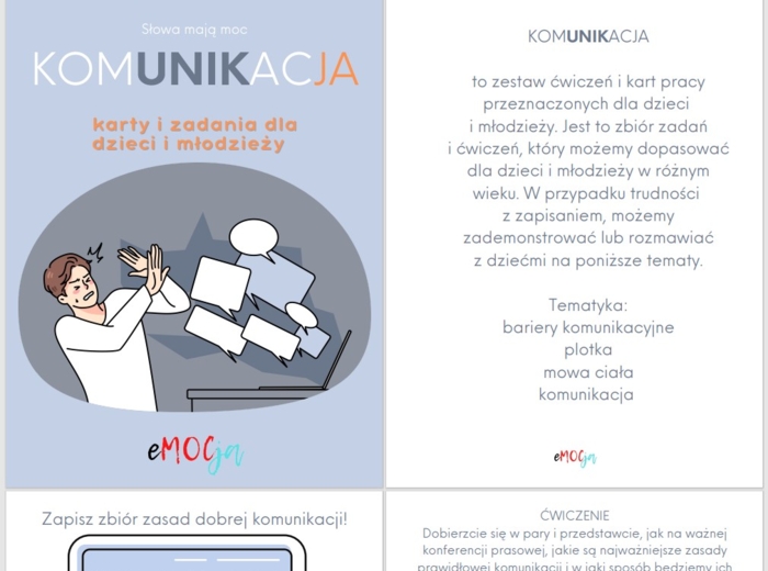 KOMUNIKACJA KARTY DLA DZIECI I MŁODZIEŻY
