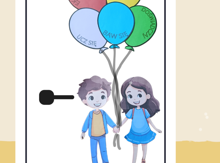 ROZPOCZĘCIE ROKU SZKOLNEGO- dekoracja na drzwi.