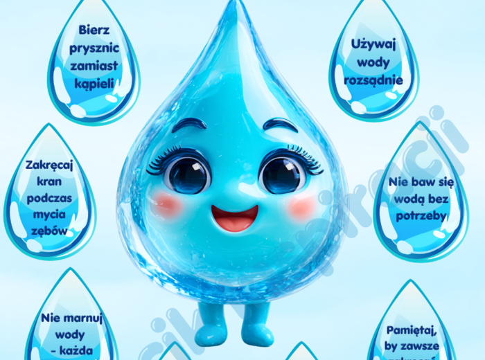 💧 DZIEŃ WODY PLANSZE GAZETKA💧