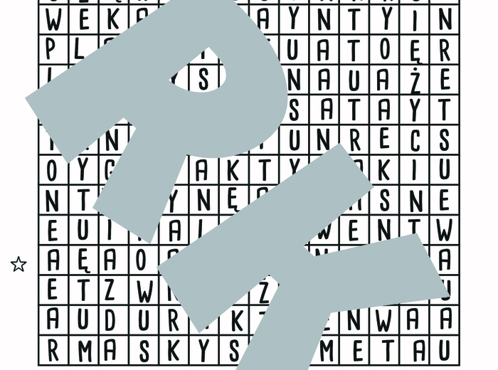 Kosmiczna wyszukiwanka. Wykreślanka.