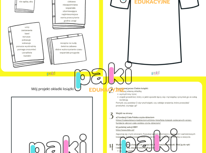 PROJEKT CZYTELNICZY - wyzwania, zadania czytelnicze // czytelnictwo // Światowy Dzień Książki // koniec roku szkolnego // bez podręcznika