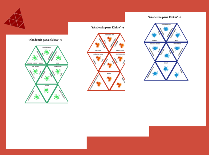 "Akademia pana Kleksa" – TRIMINO 9 elementów