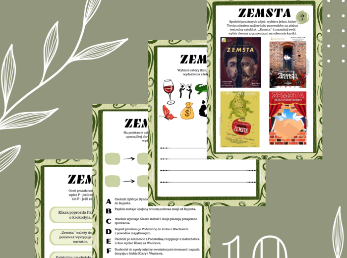 Zemsta - stacje zadaniowe