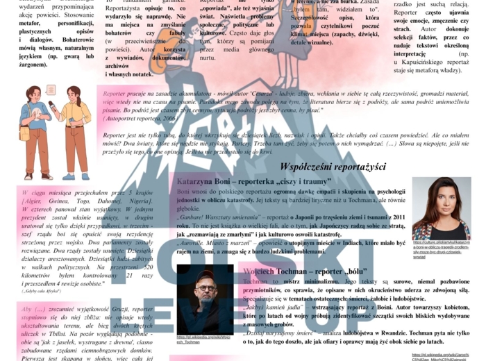 Literatura współczesna (Tokarczuk, Stasiuk, Nowakowski, Kapuściński)PAKIET_ Polski Level Up