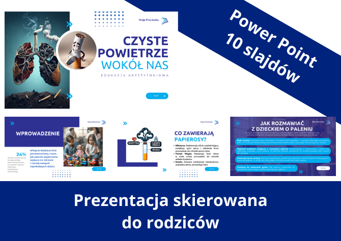 Edukacja antytytoniowa - Czyste powietrze wokół nas - prezentacja