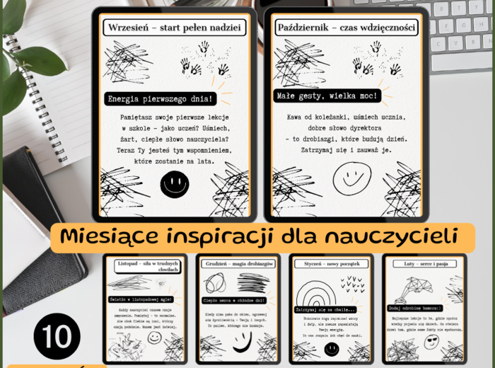 Miesiące Inspiracji dla Nauczycieli- zestaw plakatów