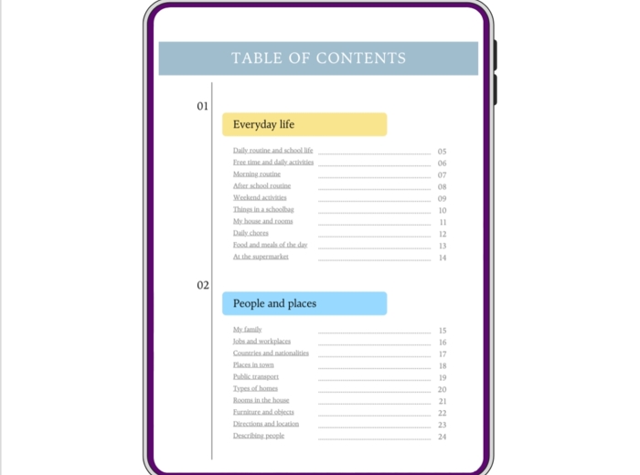 Angielski - 50 krzyżówek tematycznych na poziomie A1 / A2
