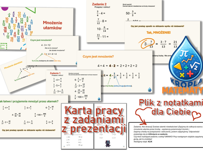 Mnożenie ułamków wprowadzenie IBL