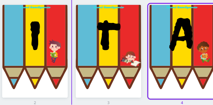 Witaj szkoło - napis, girlanda