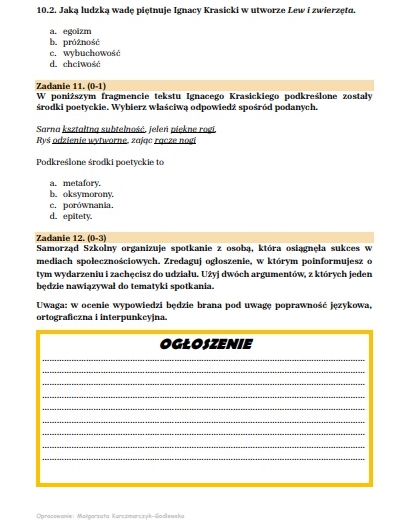 Czytanie ze zrozumieniem teksty nieliterackie "60 kroków + lektury IV-VI"