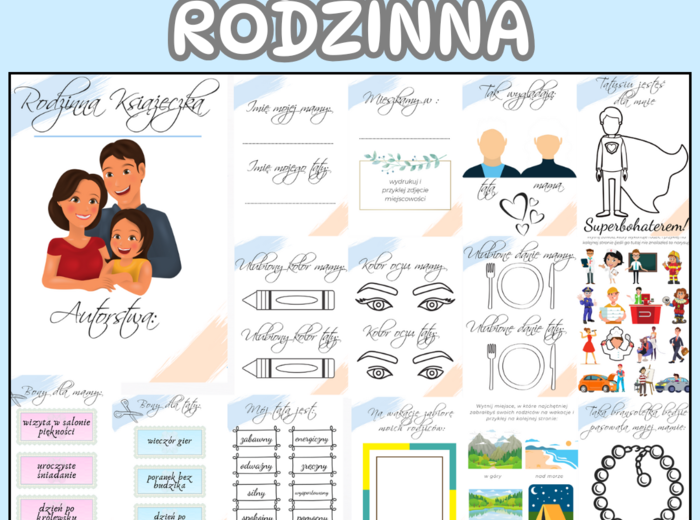 KSIĄŻECZKA RODZINNA - prezent na Dzień Mamy i Taty
