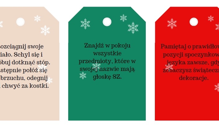 Logopedyczny kalendarz adwentowy