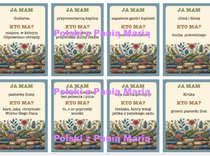 Dziady cz. II - pakiet lekturowy