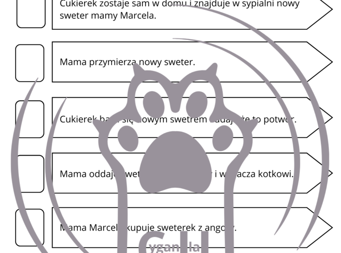 Karty Pracy z odpowiedziami do lektury „Cukierku, ty łobuzie!” Waldemara Cichonia
