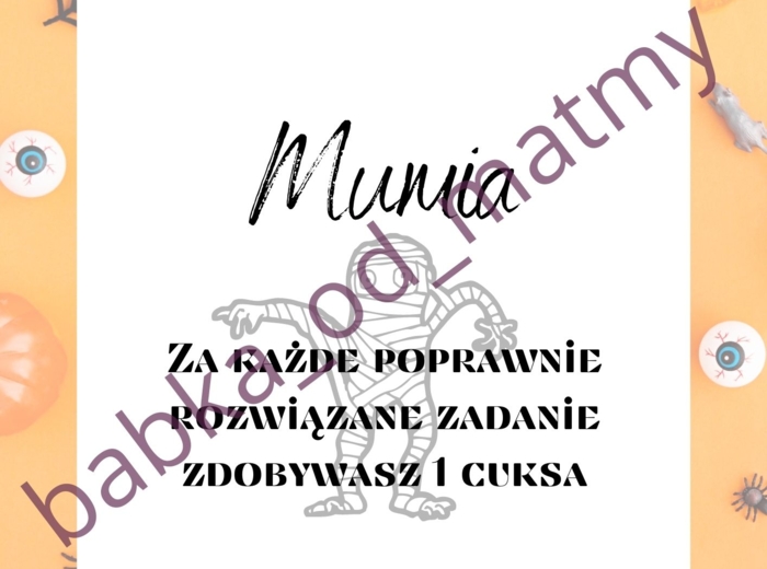 Matematyczno - logiczne zadania na Halloween 2022!
