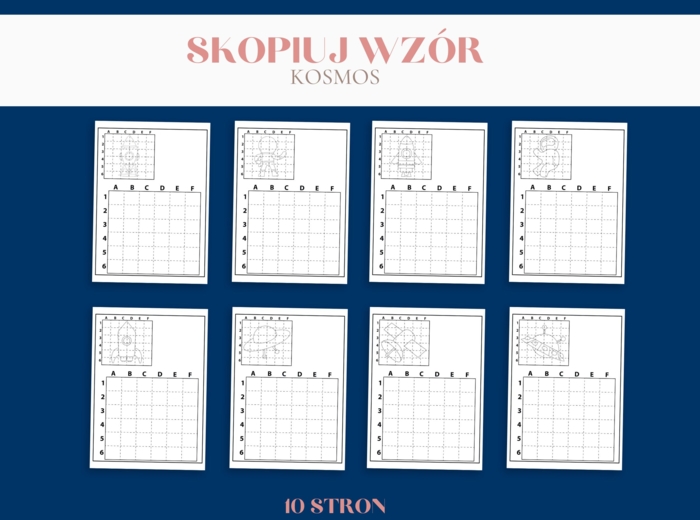 Skopiuj wzór KOSMOS 10 stron