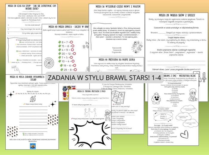 Zadania w stylu Brawl stars!1-4