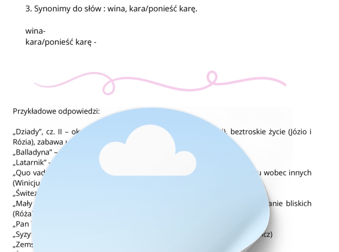 Wina i kara - przemówienie E8
