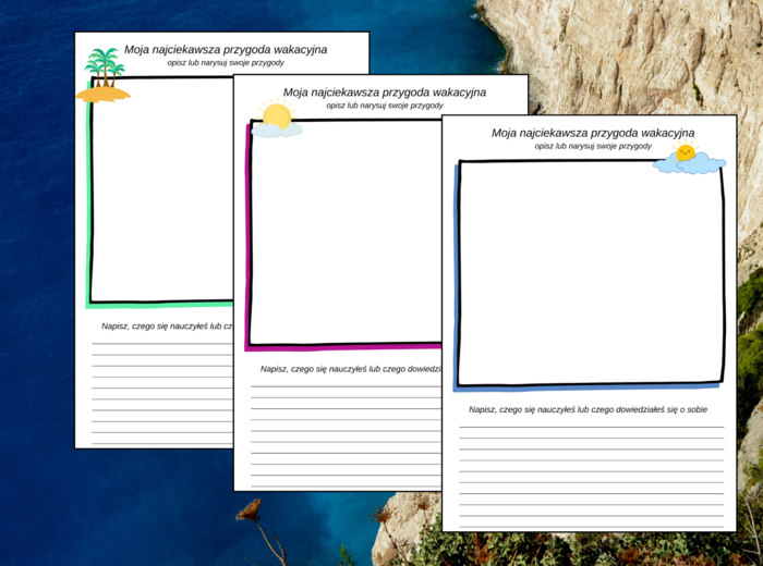 POWRÓT DO SZKOŁY - szkoła - wakacje - ćwiczenia redakcyjne - karta pracy - 3 wersje