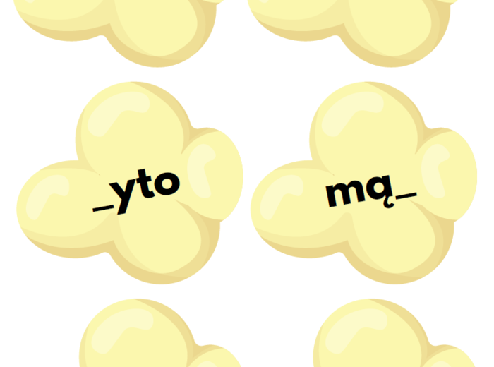 Kinowa ortografia - zabawa ortograficzna