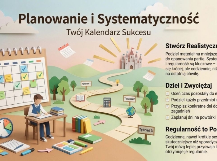 Egzamin Ósmoklasisty - przewodnik dla ucznia (gazetka/prezentacja)