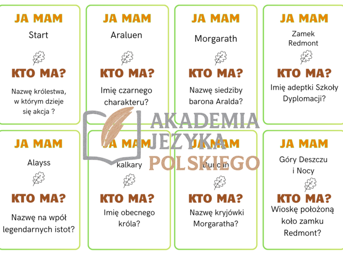 Zwiadowcy. Ja mam kto ma?