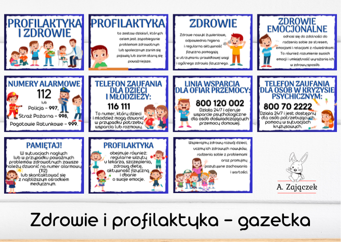 Zdrowie i profilaktyka - gazetka