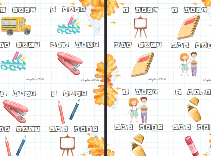 Back to school gra I have who has?