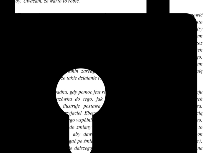 Rozprawka dotycząca pomocy _ materiał do pracy na lekcji