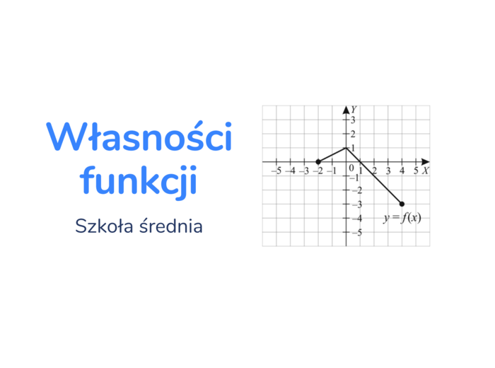 Własności funkcji szkoła średnia