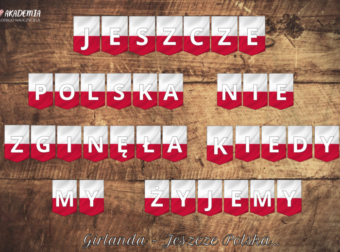 GIRLANDA - ŚWIĘTA NARODOWE - ŚWIĘTA MAJOWE