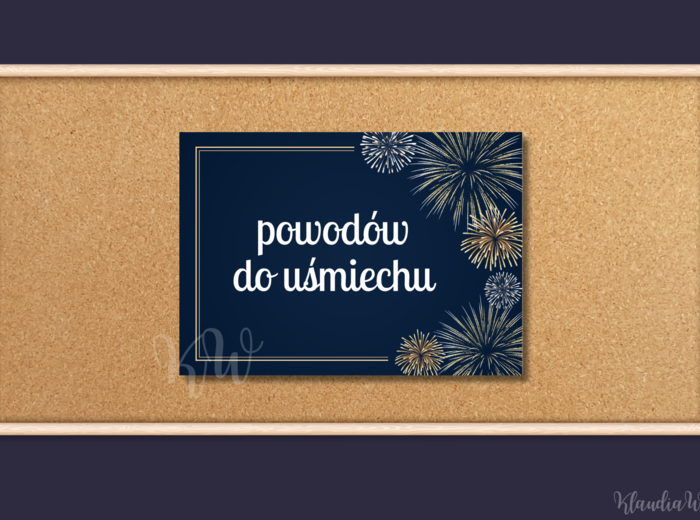 Gazetka z życzeniami na Nowy Rok - wersja 1