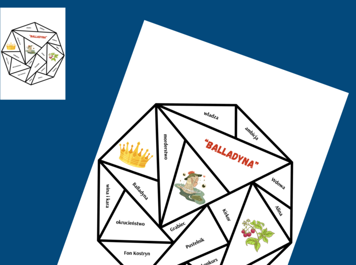 BALLADYNA – układanka – puzzle – egzamin – powtórka