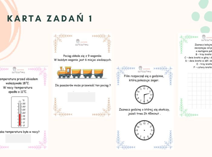 KARTA ZADAŃ 1
