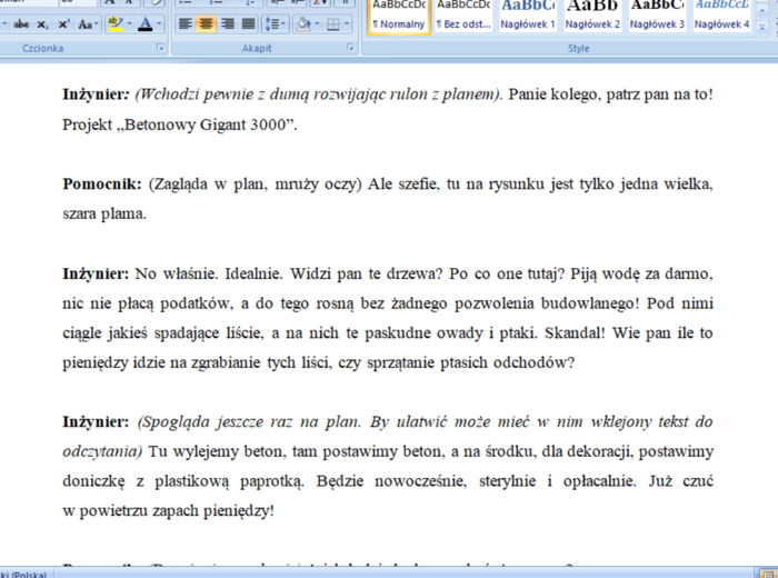 Dlaczego ufoludki uciekły z Ziemi? Skecz, który bawi i uczy.- Dzień Ziemi, Pierwszy Dzień Wiosny, Ekologia