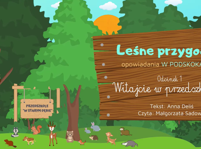 LEŚNE PRZYGODY - opowiadania W PODSKOKACH odc. 1 "Witajcie w przedszkolu!" AUDIOBOOK | JESIEŃ