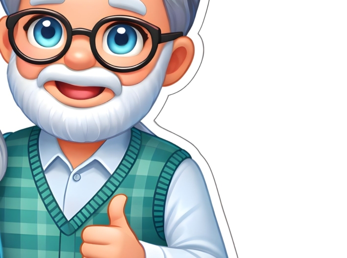 DZIEŃ BABCI I DZIADKA - zestaw materiałów, grafika XXL