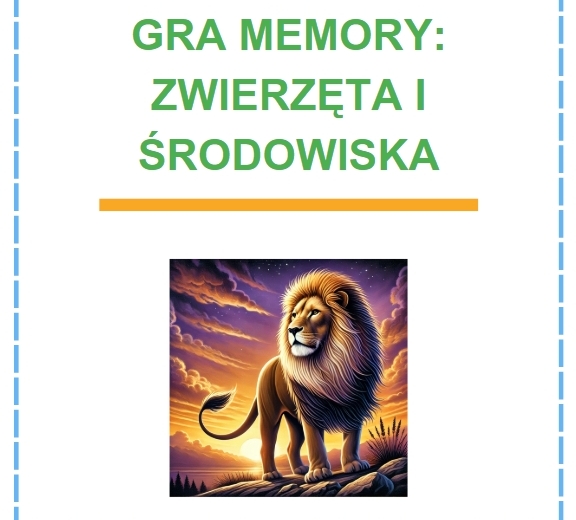 Gra memory. Gatunki zwierząt / roślin i ich środowiska. 30 kart